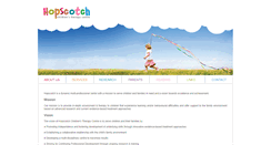 Desktop Screenshot of hopscotchtherapy.co.uk